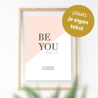 Ontwerp je eigen unieke poster