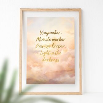 Nieuw ✨ A4 Kerstposter: Waymaker