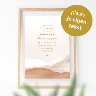 Ontwerp je eigen unieke poster